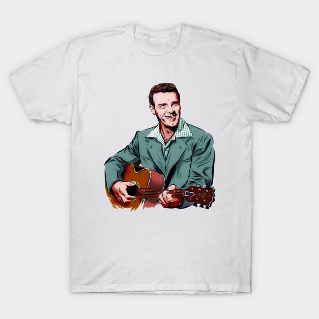 Eddy Arnold - An illustration by Paul Cemmick T-Shirt by PLAYDIGITAL2020